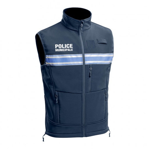 Gilet Softshell sans manches Police Municipale